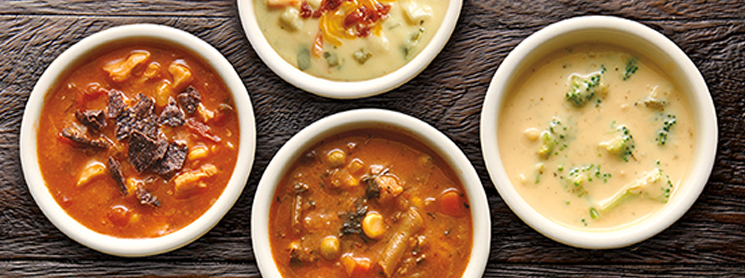 12 hearty soup options @ Jason's Deli!, sandwich, bowl, soup